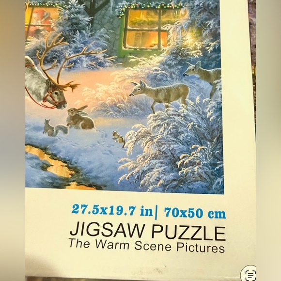 Jigsaw puzzle - The Warm Scene Pictures brand - Christmas Reindeer - 1000 pieces - Picture 3 of 5
